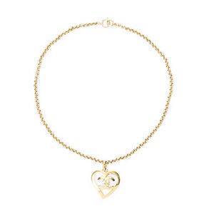 Chanel CC Heart Pendant Necklace
